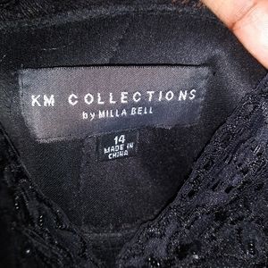 Grey, Two-toned dress